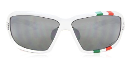 Salice 003 ITA Q BIANCO/RW BLU Men's Sunglasses White Size Standard