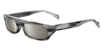 Moschino MOS047/S 79D/T4 Men's Sunglasses Silver Size 53