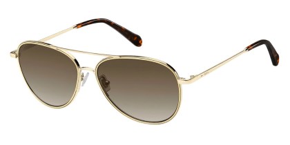 Fossil FOS 2096/G/S 3YG/HA Men's Sunglasses Gold Size 57