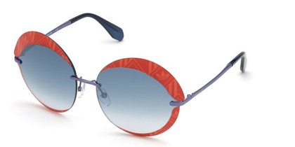 Adidas Originals OR0019 68C Men's Sunglasses Red Size 67