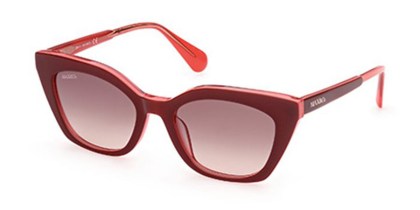 Max & Co. MO0002 71F Men's Sunglasses Burgundy Size 54