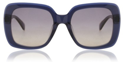 Rag & Bone RNB1033/G/S YRQ/FF Men's Sunglasses Blue Size 55