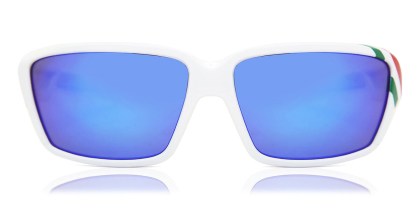Salice 008 ITA BIANCO/RW BLU Men's Sunglasses White Size 60