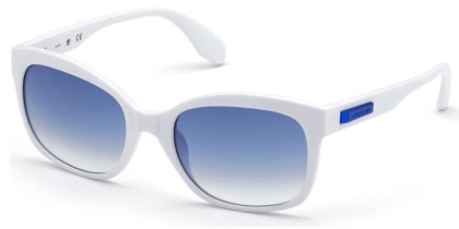 Adidas Originals OR0012 21W Men's Sunglasses White Size 54