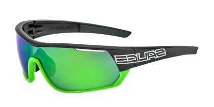 Salice 016 RWX NERO/RW VERDE Men's Sunglasses Green Size Standard