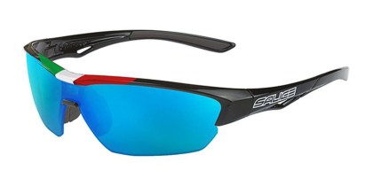 Salice 011 ITA RWX NERO/RW BLU Men's Sunglasses Black Size Standard