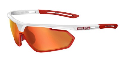 Salice 018 RWX BIANCO/RW ROSSO Men's Sunglasses Red Size Standard