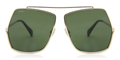 Max Mara MM0006 08A Men's Sunglasses Gold Size 64