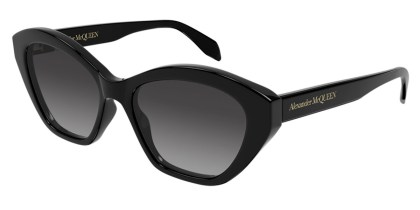 Alexander McQueen AM0355S 001 Men's Sunglasses Black Size 54 – Free RX Lenses – Free RX Lenses