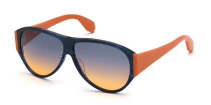 Adidas Originals OR0032 92W Men's Sunglasses Blue Size 59
