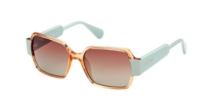 Max & Co. MO0051 74F Men's Sunglasses Orange Size 54