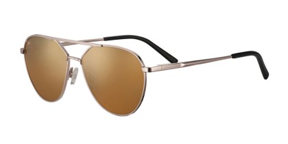 Serengeti Odell Polarized SS555004 Men's Sunglasses Gold Size 59