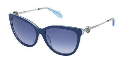 Blumarine SBM162 0WA2 Men's Sunglasses Blue Size 55