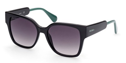 Max & Co. MO0036 01A Men's Sunglasses Black Size 55