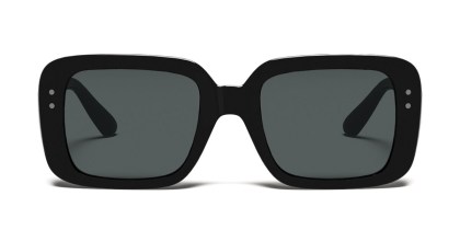 HANUKEii Bali HK-024-01 Men's Sunglasses Black Size 50