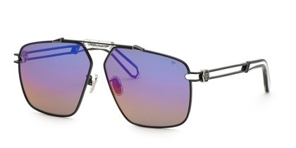 Philipp Plein SPP049M 0541 Men's Sunglasses Black Size 63