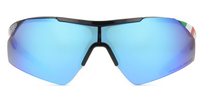 Salice 004 ITA RWP Polarized NERO/RW P BLU Men's Sunglasses Black Size Standard