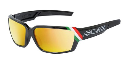 Salice 008 ITA CRX NERO/CRX BRONZO Men's Sunglasses Black Size Standard