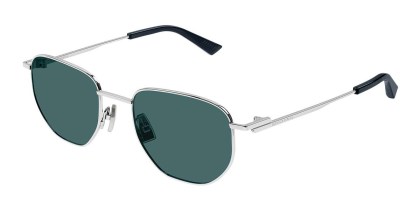 Bottega Veneta BV1301S 004 Men's Sunglasses Silver Size 50