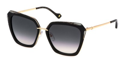 Yalea SYA149 ANGELA 0301 Men's Sunglasses Black Size 56