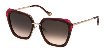 Yalea SYA149 ANGELA 0E59 Men's Sunglasses Red Size 56