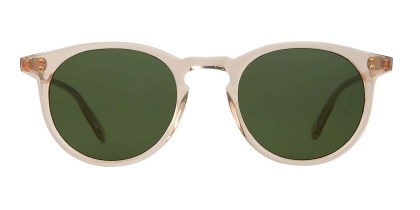 Garrett Leight CARLTON SUN BIO BGECR/BIO GRN Men's Sunglasses Brown Size 47