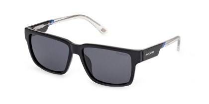 Skechers SE00025 Kids Polarized 01D Kids' Sunglasses Black Size 55