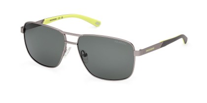 Skechers SE00039 Polarized 09R Men's Sunglasses Gunmetal Size 60