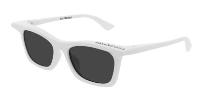 Balenciaga BB0099S 005 Men's Sunglasses White Size 52