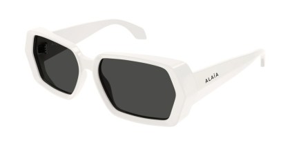 Azzedine Alaia AA0082S 002 Men's Sunglasses White Size 60