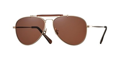 Eyevan Astro G Men's Sunglasses Gold Size 57