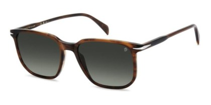 David Beckham DB 1141/S Polarized EX4/LB Men's Sunglasses Brown Size 55