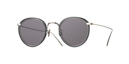 Eyevan 717E 213800 Men's Sunglasses Silver Size 46