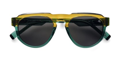 Etnia Barcelona Jinbao YWGR Men's Sunglasses Green Size 54