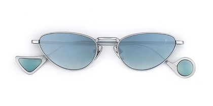 Eyepetizer Alameda C.1-26F Men's Sunglasses Silver Size 50