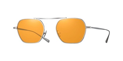 Eyevan Stripes Sun BC Men's Sunglasses Silver Size 52