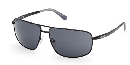 Harley Davidson HD00025 02A Men's Sunglasses Black Size 64